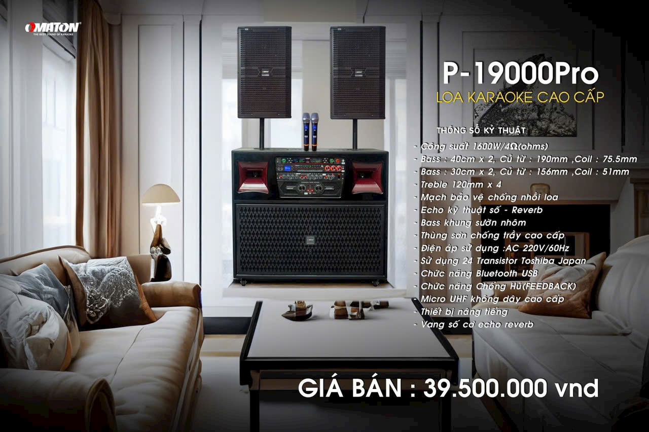 Loa Di Động OMATON P-19000PRO