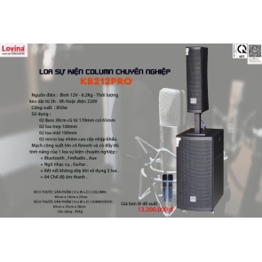 Loa Di Động LOVINA KB212PRO Loa Di Động LOVINA KB212PRO