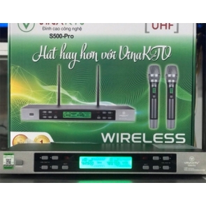 MICRO KHÔNG DÂY VINA KTV S-500 PRO MICRO KHÔNG DÂY VINA KTV S-500 PRO