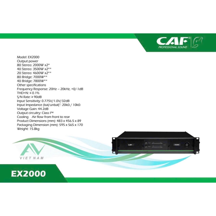 Cục Đẩy Công Suất CAF EX2000