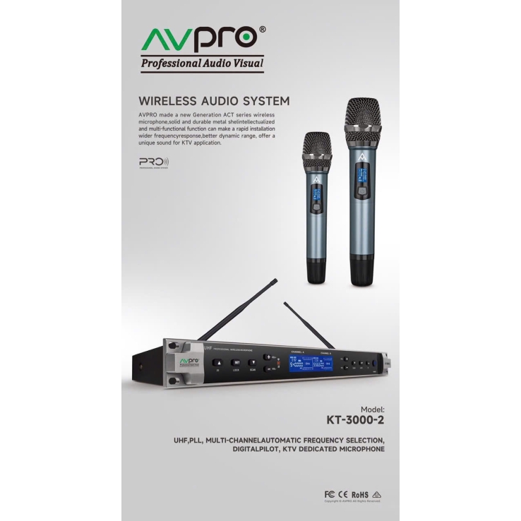 Micro Không Dây AVPRO KT3000